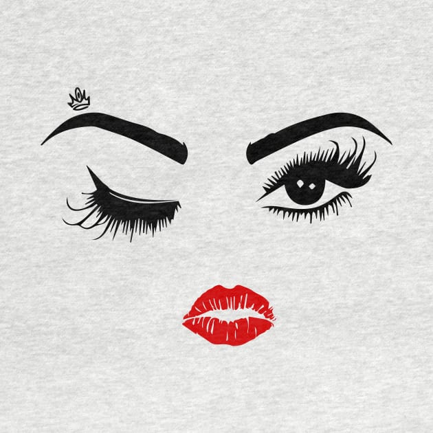 Eyes and Lips by The New Normal Apparel